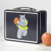Lunch Box Hippo as basketball player with basketball.PNG (En situation)