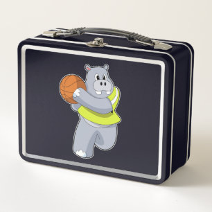 Lunch Box Hippo as basketball player with basketball.PNG