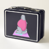 Lunch Box Hippo au yoga Fitness (Dos)