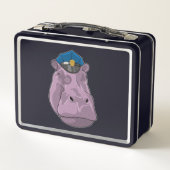Lunch Box Hippo en tant que policier (Dos)