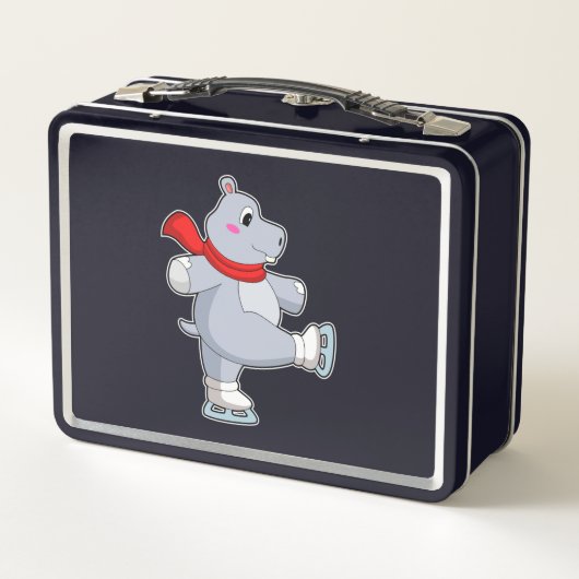 Lunch Box Hippo Patinage sur glace Patins sur glace (Dos)
