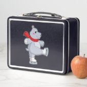 Lunch Box Hippo Patinage sur glace Patins sur glace (En situation)