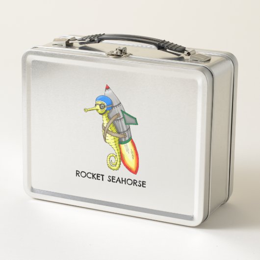 Lunch Box Hippocampe Fusée (Devant)