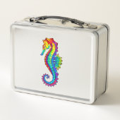 Lunch Box Hippocampe polygonal arc-en-ciel (Dos)
