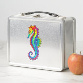 Lunch Box Hippocampe polygonal arc-en-ciel (En situation)