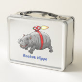 Lunch Box Hippopotame Fusée (Dos)