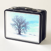 Lunch Box Hiver bleu (Dos)