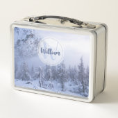 Lunch Box Hiver merveilleux brouillard épinette forêt neige  (Dos)