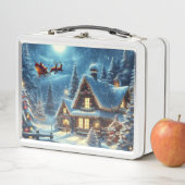 Lunch Box Hiver/Père Noël/Noël/Neige (En situation)