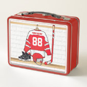Lunch Box Hockey sur glace du Jersey (Dos)