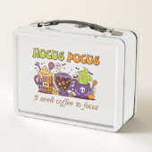 Lunch Box Hocus Pocus - J'Ai Besoin De Café Pour Me Concentr (Dos)