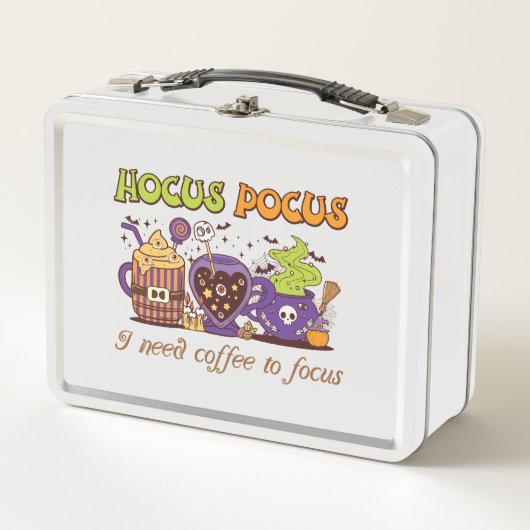Lunch Box Hocus Pocus - J'Ai Besoin De Café Pour Me Concentr (Devant)
