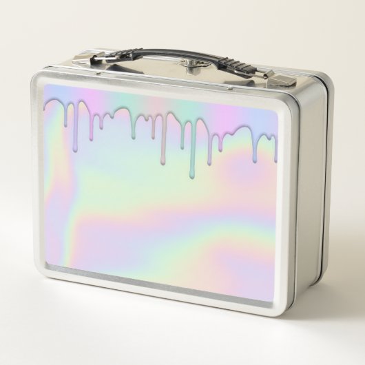 Lunch Box Holographe couleurs arc-en-ciel, mignon (Dos)