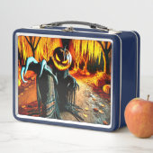 Lunch Box Homme citrouille (En situation)