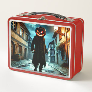 Lunch Box Homme Citrouille effrayant