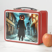 Lunch Box Homme Citrouille effrayant (En situation)