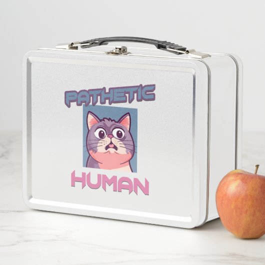 Lunch Box Homme pathétique - Drôle conception de chat (En situation)