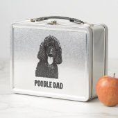 Lunch Box Homme Poodle Papa - Standard Poodle Papa (En situation)