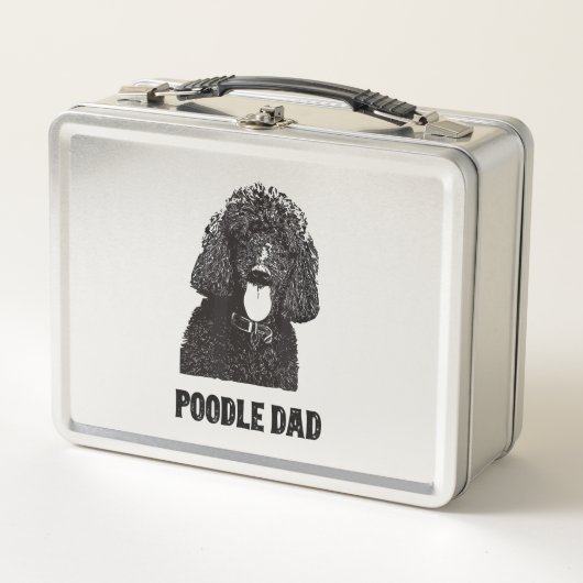 Lunch Box Homme Poodle Papa - Standard Poodle Papa (Devant)