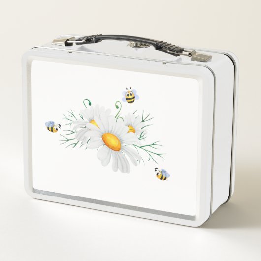 Lunch Box Honey Bee Daisy Personnalisé (Dos)