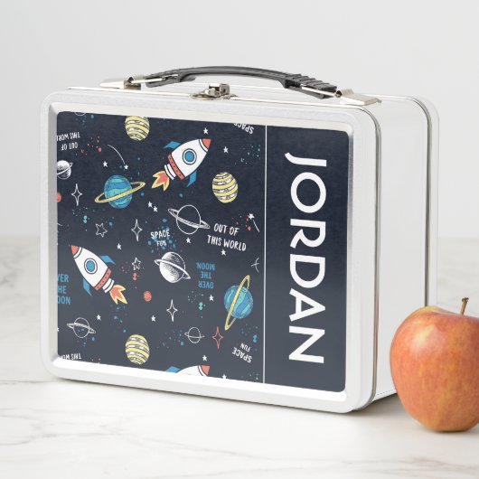 Lunch Box Hors de ce Motif spatial mondial (En situation)