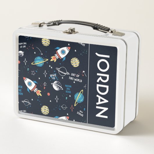 Lunch Box Hors de ce Motif spatial mondial (Devant)