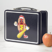Lunch Box Hot dog at baseball with baseball (En situation)