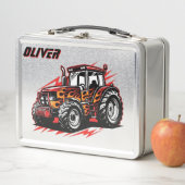 Lunch Box Hot Rod Racing Tractor (En situation)