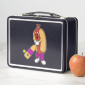 Lunch Box Hotdog au cricket avec batte de cricket (En situation)
