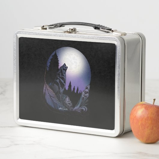 Lunch Box Howling Wolf (En situation)
