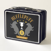Lunch Box HUFFLEPUFF™ Badger and Cup House Pride Graphisme (Dos)