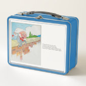 Lunch Box Humpty Dumpty sur le mur mère oie rime (Devant)