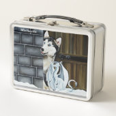 Lunch Box Husky Chig White Dragon Adventure (Devant)