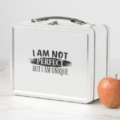 Lunch Box I am not perfect, but I am unique (En situation)