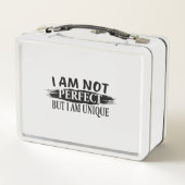 Lunch Box I am not perfect, but I am unique (Dos)