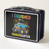 Lunch Box I Crushed Kindergarten Monster Truck Graduation (Devant)