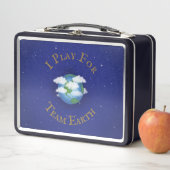 Lunch Box "I Play For Team Earth" Message d'unité (En situation)