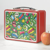 Lunch Box Ibrant Retro Comic Pop Art (En situation)