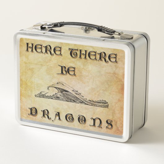 Lunch Box Ici Il Y A Des Dragons (Dos)