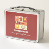 Lunch Box Icône d'électricien professionnel Marque commercia (Devant)