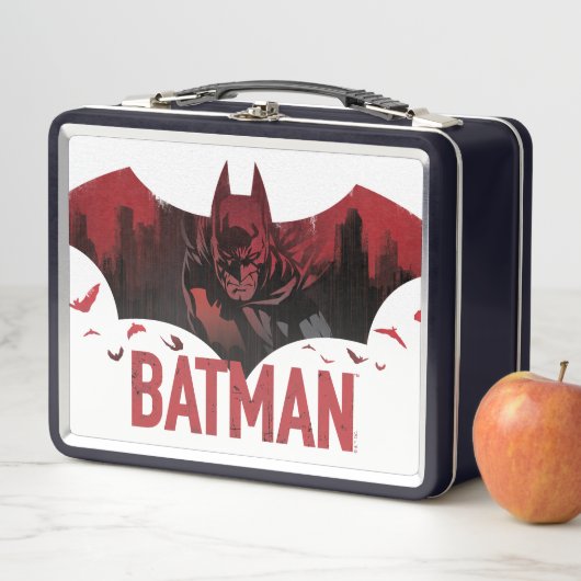 Lunch Box Icône gotham de Batman Crimson (En situation)