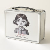Lunch Box Idéal Petite Fille du Dernier siècle aquarelle (Dos)