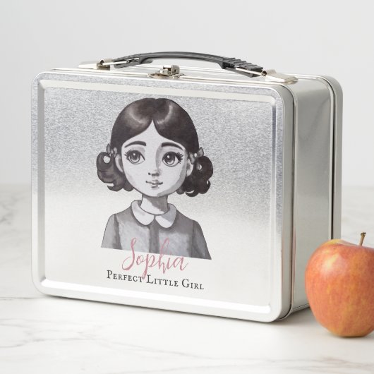 Lunch Box Idéal Petite Fille du Dernier siècle aquarelle (En situation)