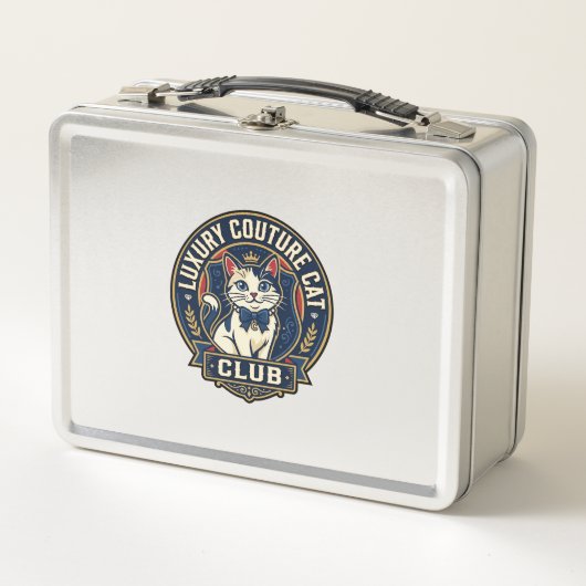 Lunch Box Idée cadeau pour maman chat de luxe couture - Luxe (Devant)