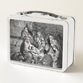 Lunch Box Illustrated Christmas Nativity Scene (Dos)