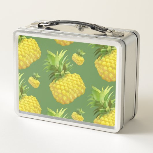 Lunch Box Illustration d'ananas (Dos)