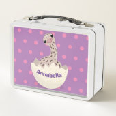 Lunch Box Illustration d'autruche pour bébé à couver mignon (Dos)