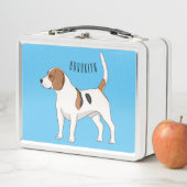 Lunch Box illustration de beagle de dessin animé (En situation)
