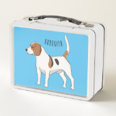 Lunch Box illustration de beagle de dessin animé (Dos)