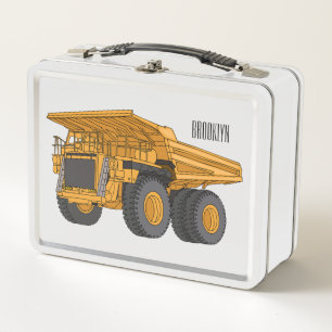 Lunch Box illustration de camion à benne cartoon